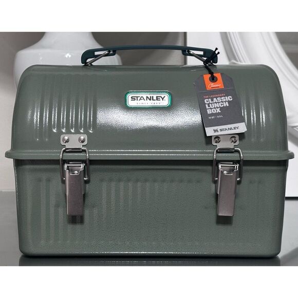 Stanley Classic 10 Qt. Lunch Box, HAMMERTONE GREEN - Picture 1 of 5